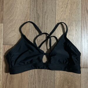 Black size 4-6 swim suit top